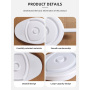 Wholesale PP Plastic Bedpan Guard Handle Eco-Friendly Durable Easy Clean Prevent Spills Home Patient Care Toilet Supplies (Women