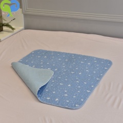 non-slip waterproof reusable Incontinence bed pad absorbent bedwetting animal training pads