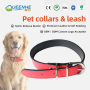 Wholesale Personalized Solid Dog Collar Stainless Steel & PU Leather Adjustable Custom Dog Collars