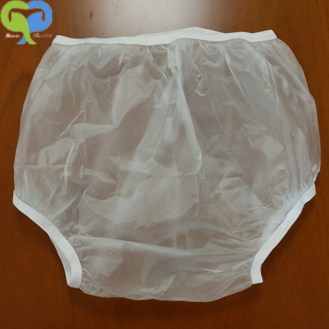 Calzoncillos de plástico de pvc de vinilo transparente, pantalones de peva, ropa interior protectora de pvc para hombre, pantalones de plástico transparente impermeables