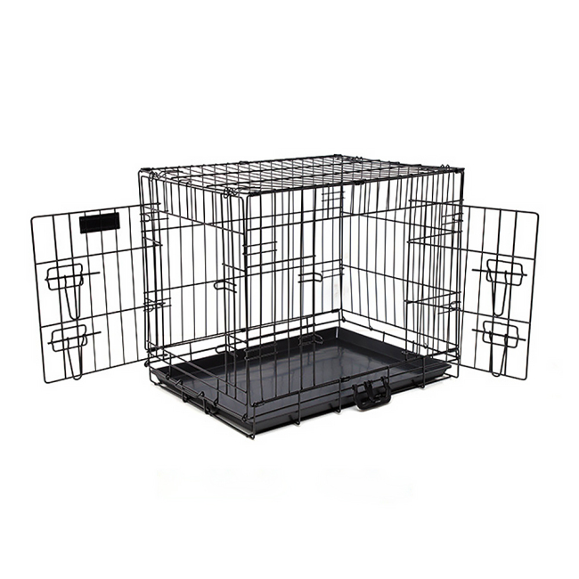 New  Classic Breeding Cage Pets Enhanced Single & Double Door Dog Pet Cage