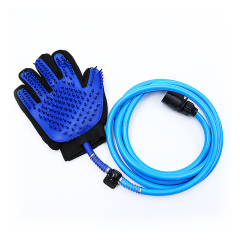 卸売調節可能なマッサージ手袋ペット入浴コーム ブラシ プラスチック製の水道管
