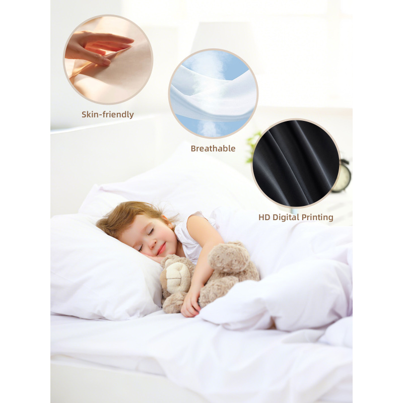 Wholesale Soft Comfortable Knitted Waterproof Pillow Protector for Home Hospital or Hotel Use
