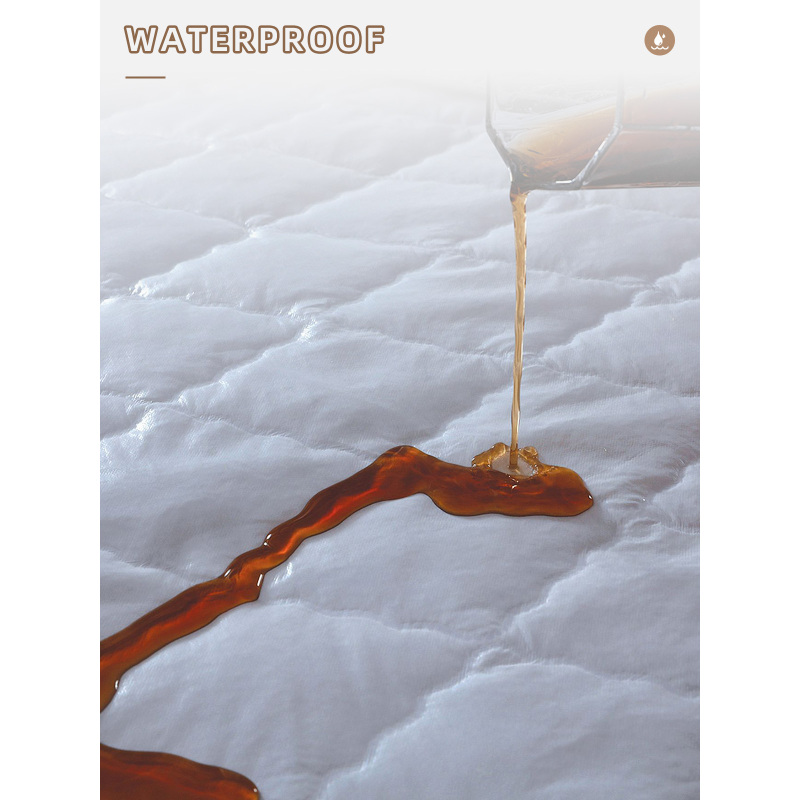 Wholesale Soft Comfortable Knitted Waterproof Pillow Protector for Home Hospital or Hotel Use