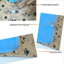 New Pattern Dog Bone Star Paw Printing Washable Pet Pad Waterproof Dog Training Pads Absorbent Pet Pee Pad
