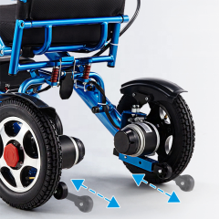 アルミニウム合金障害者用折りたたみ式輸送椅子電動自動電源障害者用電動車椅子