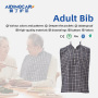 Wholesale Reusable Adult Bib Fashionable Shirt Style Washable Waterproof Clothing Protector