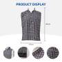 Wholesale Reusable Adult Bib Fashionable Shirt Style Washable Waterproof Clothing Protector
