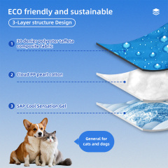 Travelling Washable Portable Folding Waterproof Pet Bed Dog Cooling Mat