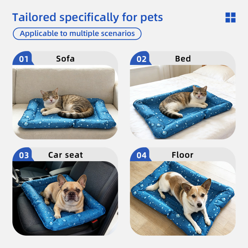 Travelling Washable Portable Folding Waterproof Pet Bed Dog  Cooling Mat