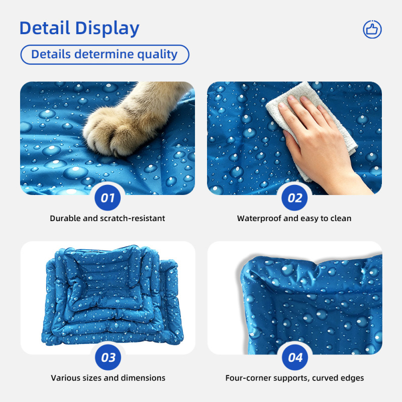 Travelling Washable Portable Folding Waterproof Pet Bed Dog  Cooling Mat