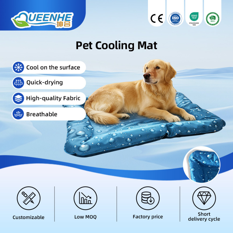 Travelling Washable Portable Folding Waterproof Pet Bed Dog  Cooling Mat