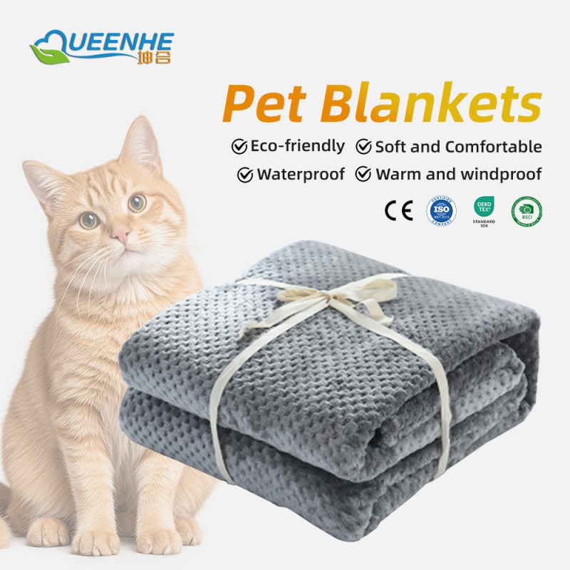 Wholesale Cat Dog Sleeping Cheap Blanket Factory Direct Comfortable Pet Bed Car Blanket