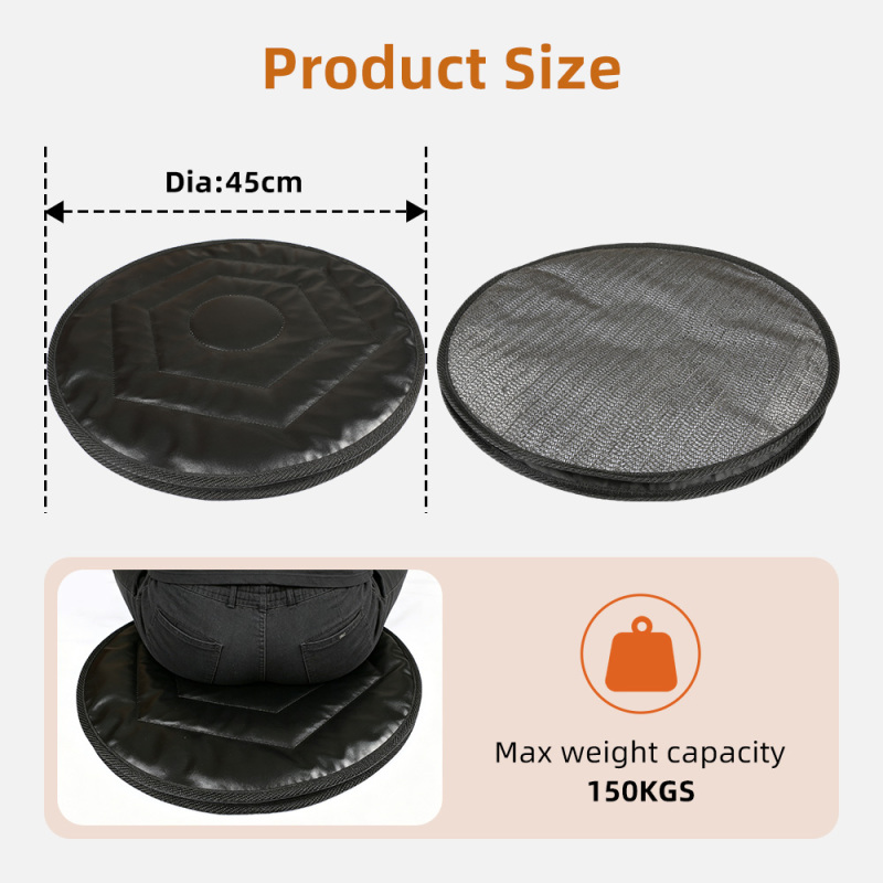 Wholesale Multi-Functional Round Rotating Car Seat Cushion Portable Swivel Seat Cushion for Elderly and Pregnant Women