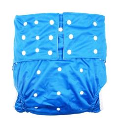 Adult Cloth Diaper, Waterproof & Reusable Elderly Incontinence Protection Nappies Underwear with Maximum Absorbency
