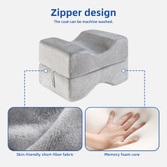 Wholesale Sciatica Hip Lower Back Pain Relief Memory Foam Side Sleeper Pillow Knitted Cover Removable Washable Post Surgery Use