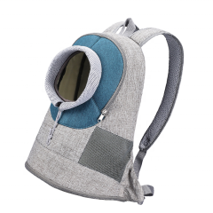 Comfortable Dog Cat Carrier Backpack Puppy Pet Front Pack with Breathable Head Out Design for Hiking Outdoor Travel