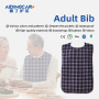 Wholesale Large Adult Bibs Reusable Sleeveless Apron Waterproof Washable Latex-free Hook Loop Closure Dining Clothing Protector