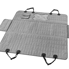 Wholesale Non-Slip Washable Pet Backseat Cover Durable Scratchproof Dog Seat Cover with Storage Pockets
