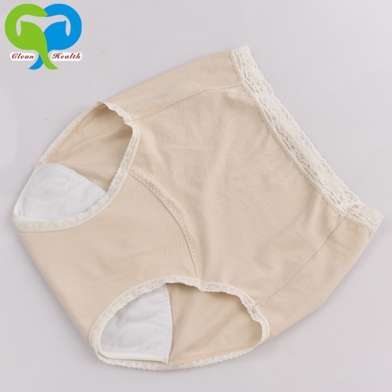 Lace Underwear For Woman Incontinence Panties Reusable Leak Proof Protective Briefs PU-605