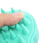 Rubber Dog Shampoo Grooming Brush Silicone Dog Shower Wash Brush