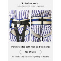 Wholesale Patient Ambulation Assist Secure Transfer Gait Belt Medical Nursing Safety Belt with Needle Detection 43.7inch