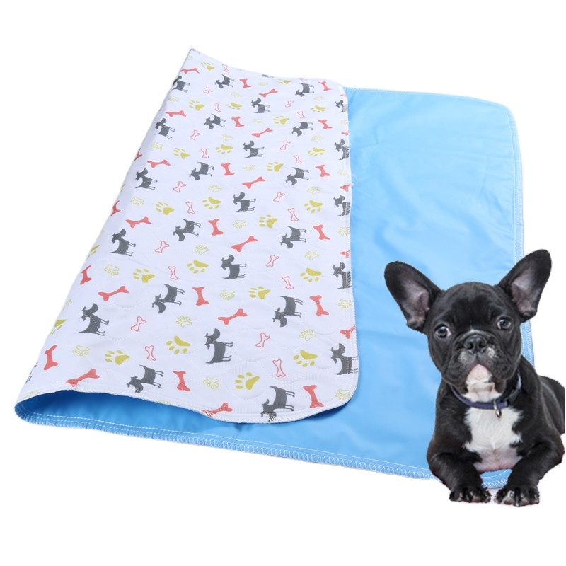 Wholesale Custom washable pet pee pad dog urine pad with waterproof PVC bottom