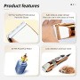 Wholesale Dog Shaver Clippers High Power Low Noise Chargeable Eco-Friendly ABS Plastic Pet Trimmer Professional Grooming