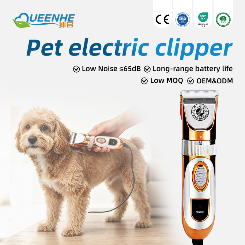 Wholesale Dog Shaver Clippers High Power Low Noise Chargeable Eco-Friendly ABS Plastic Pet Trimmer Professional Grooming