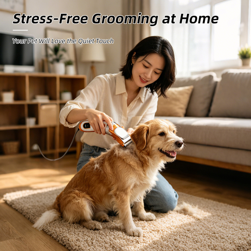 Wholesale Dog Shaver Clippers High Power Low Noise Chargeable Eco-Friendly ABS Plastic Pet Trimmer Professional Grooming