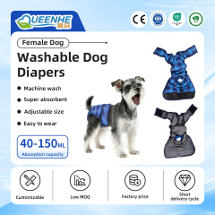 Wholesale Premium Washable Reusable Leakproof Pet Diapers Female for Small Dogs