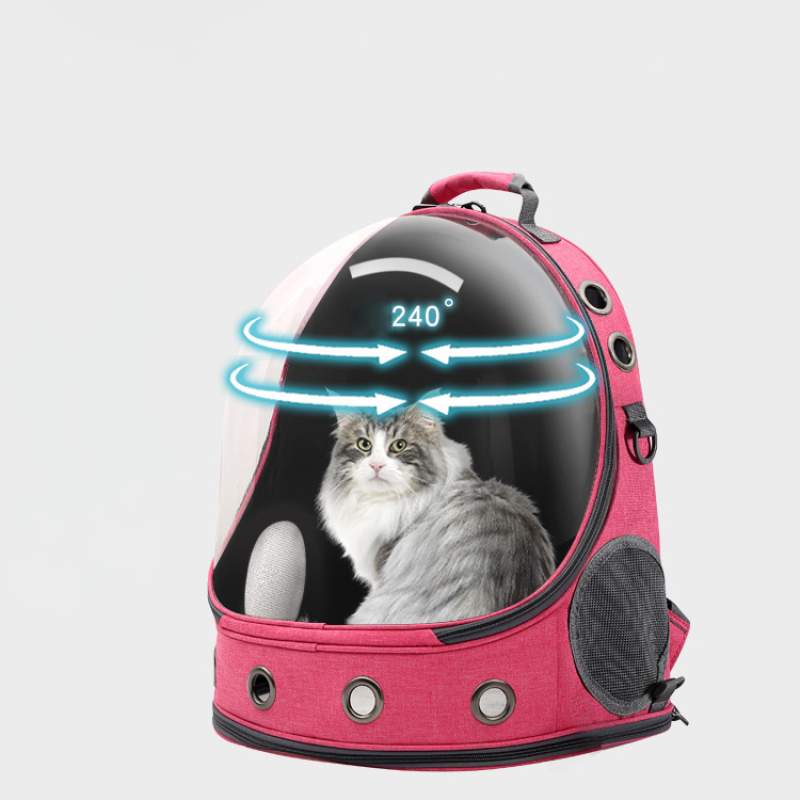 Wholesale Dog backpack Pet Carrier Plastic Dog Cat Travel Crate Bag Hiking and Outdoor Use