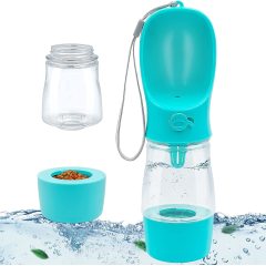 Detachable Design Combo Food Container Pet Travel Camping Water Bottle for Outdoor Hiking