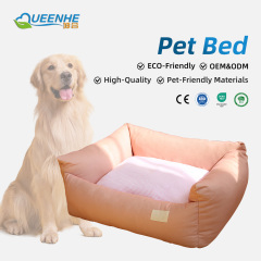 Wholesale Travel Solid Square Classic Modern Sleep Memory Foam Heavy Duty Removable Washable Dog Bed