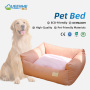 Wholesale Travel Solid Square Classic Modern Sleep Memory Foam Heavy Duty Removable Washable Dog Bed