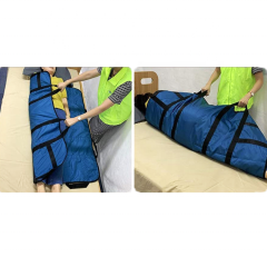 Cinturón de transferencia de ayuda al paciente con asas Sábana de reposicionamiento de transferencia deslizante para almohadilla de cama de posicionamiento para discapacitados