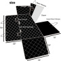 Waterproof Nonslip Pet Car Seat Cover Scratchproof Pet Backseat Cover with Dog Seat Belts & Storage Pockets