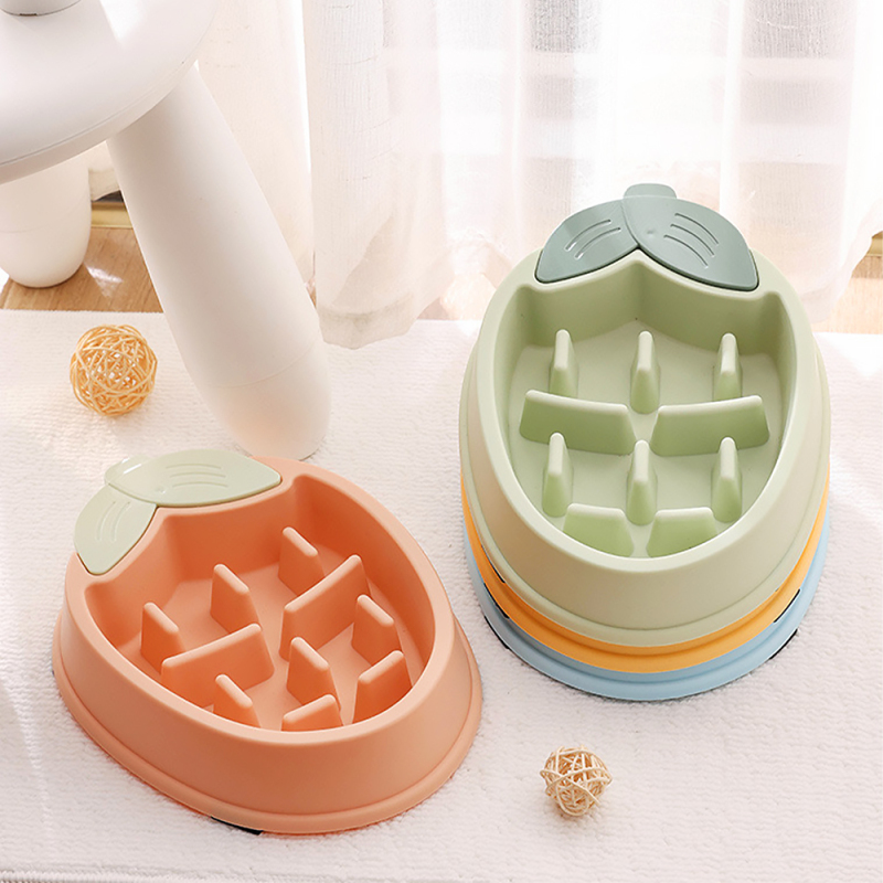 Wholesale Custom Interactive Feeder Plastic Cat Food Bowl Pet Slow Bowls for Dog