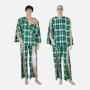 Wholesale Hot Sale Incontinence Pajamas Paralysis Easy Wear Cotton Polyester Men's Long Time Patient Care Suit for Fracture