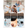 Wholesale Patient Care Pajamas Patient Gowns Cotton Polyester Nursing Set for Home Use