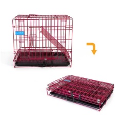 Wholesale Folding Wire Metal Dog Cage Multiple Size Commercial Heavy Duty Pet Large High Quality Multifunction Dog Cage