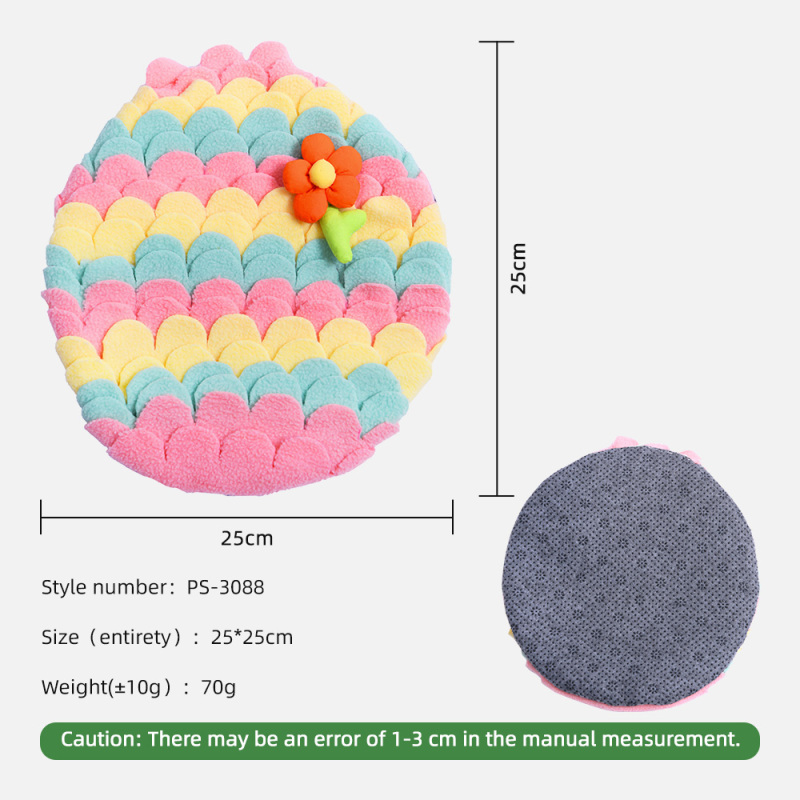 Puzzle Iq Training Toy Slow Treat Food Dog Foldable Pet Feeding Mat Pet Snuffle Mat