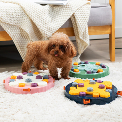 Venta al por mayor Pet Puzzle Toys Dog Dinner Puzzle para entrenamiento de IQ y enriquecimiento mental
