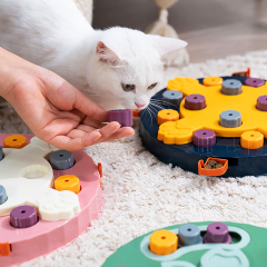 Venta al por mayor Pet Puzzle Toys Dog Dinner Puzzle para entrenamiento de IQ y enriquecimiento mental