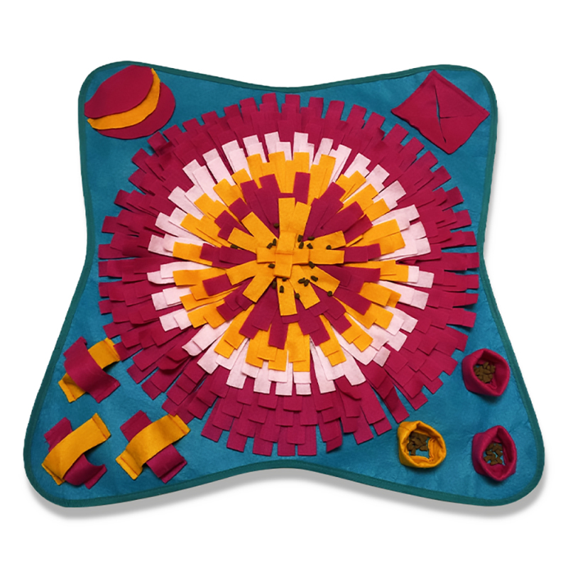 Wholesale Pet Puzzle Pet Toy Machine Wash Stitching Pet Smelling Mat Dog Slow Feeder Snuffle Mat