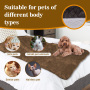 Wholesale Small-Medium Dogs Sleeping Blankets 100*75cm Solid Plush Warm Pet Blankets