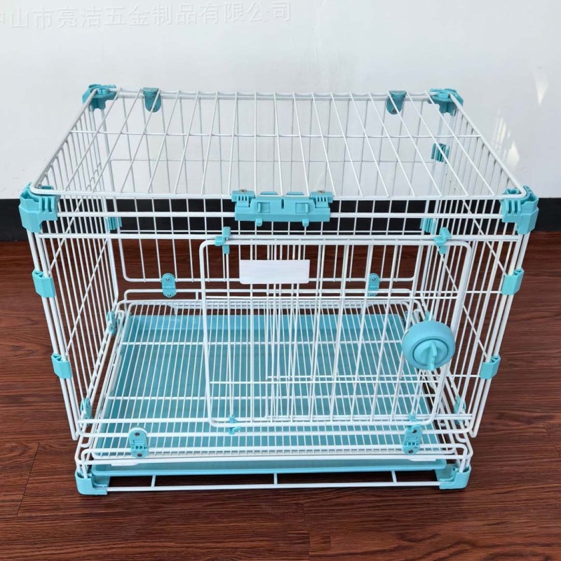 Multifunction Wholesale Foldable Stainless Steel Heavy Duty Dog Kennel Large Dog Cage Kennels for Dogs