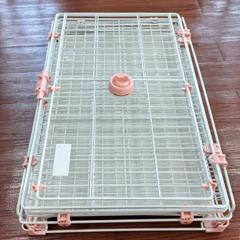 Multifunction Wholesale Foldable Stainless Steel Heavy Duty Dog Kennel Large Dog Cage Kennels for Dogs