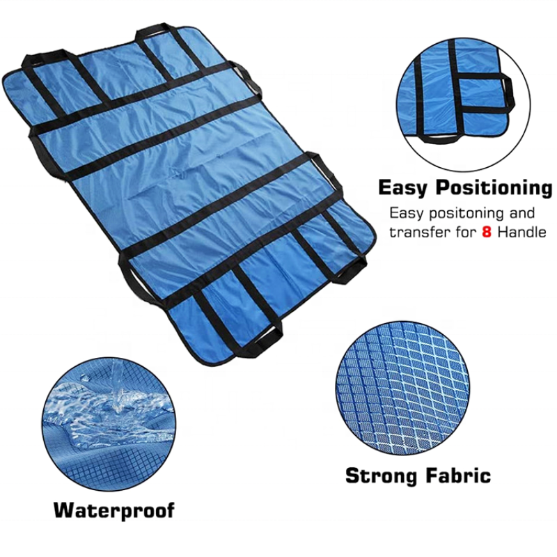 Multipurpose Positioning Bed Pad with Reinforced Handles Patient Sheet for Turning, Lifting & Repositioning