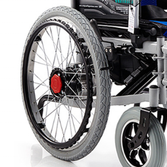 Vente chaude en alliage d'aluminium fauteuil roulant léger pliant électrique fauteuil roulant électrique télécommandé